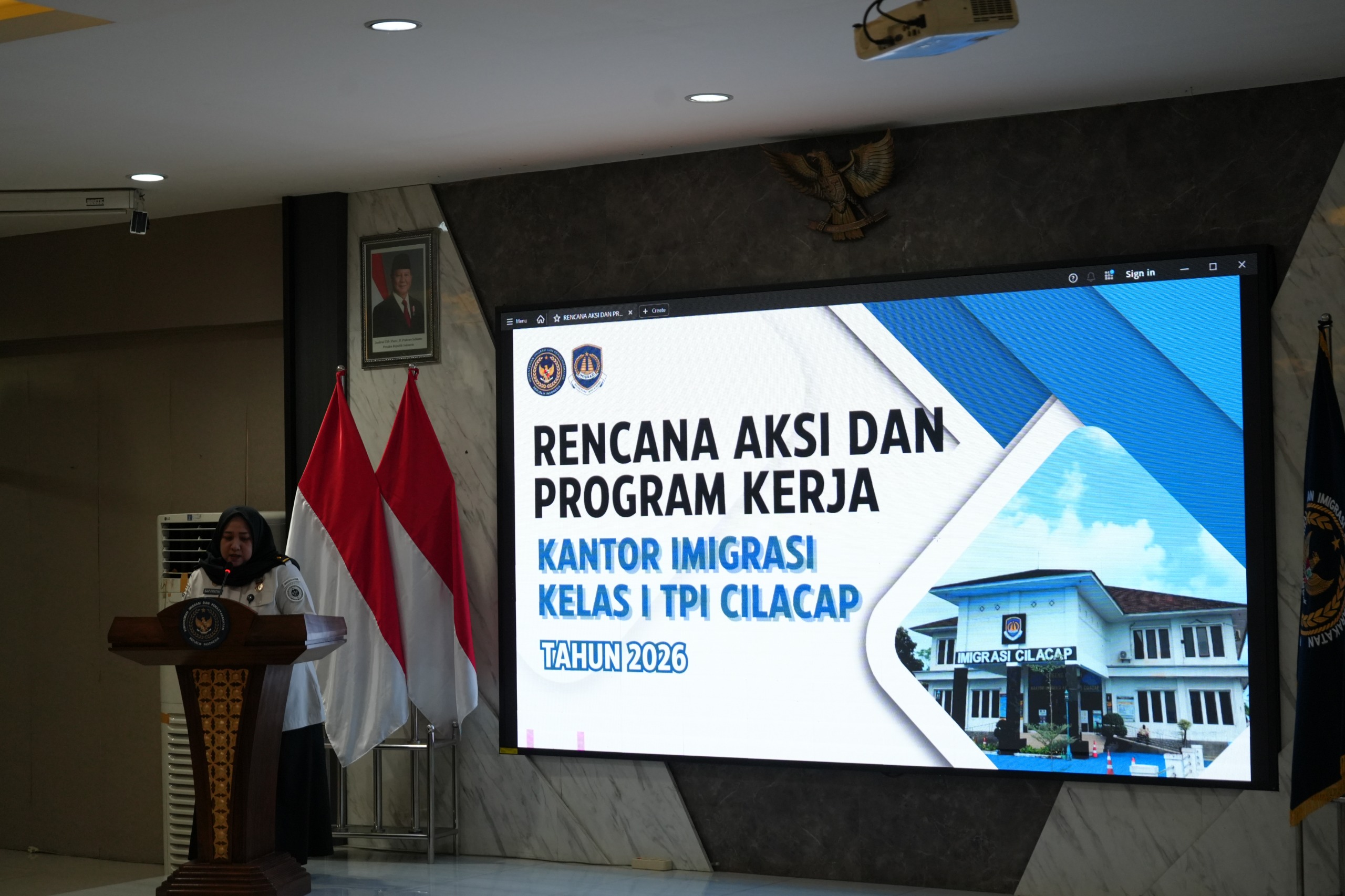 Imigrasi Cilacap Ikuti Sosialisasi Tata Kelola BMN dalam Reformasi Birokrasi, Rapat Pembahasan Rencana Aksi Program Kerja Tahun Anggaran 2026 Kantor Wilayah Direktorat Jenderal Imigrasi Jawa Tengah